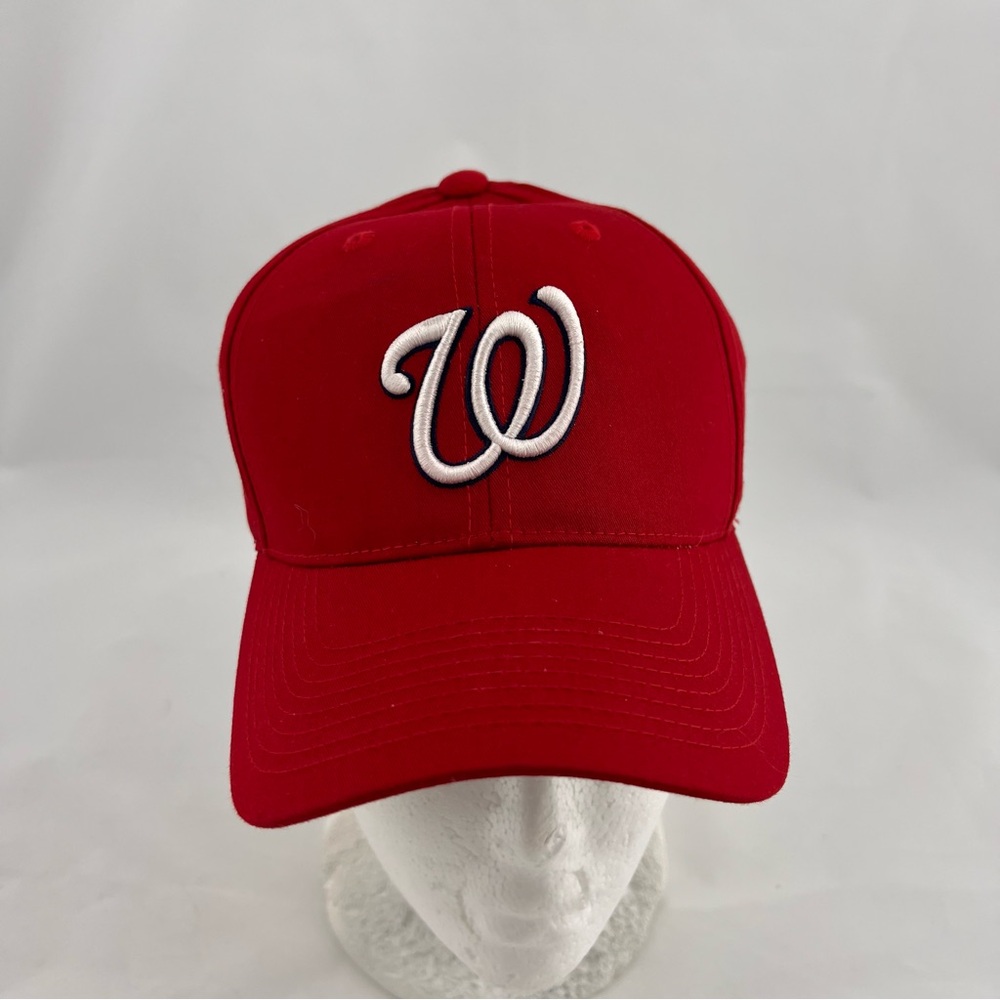Classic Red Baseball Cap with Embroidered Logo